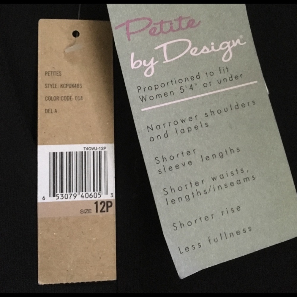 NWT “DKNY”-Petite by Design- Black Pants/Jeans - Picture 6 of 6